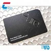Customized etching stainless steel black metal business credit card