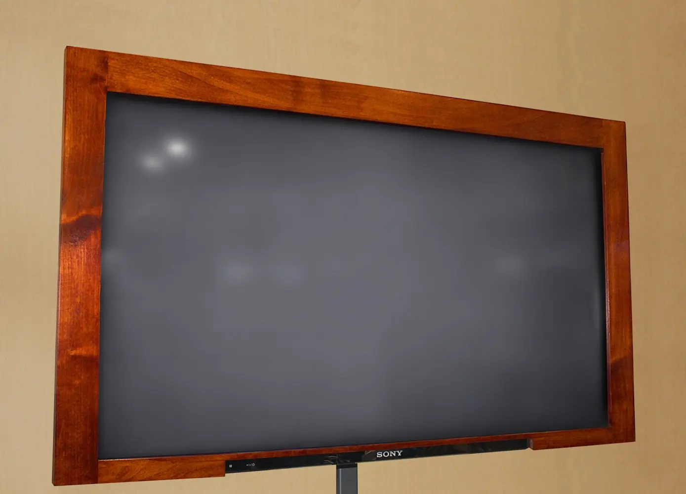 Get Quotations · TV Frames Now Sony 40" Class LED Golden Oak TV Frame