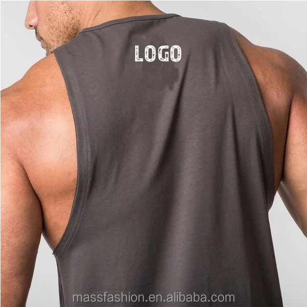 Source Different Types Tank Tops Mens Scooped Gym Tank Top Printed Your  Logo on m.