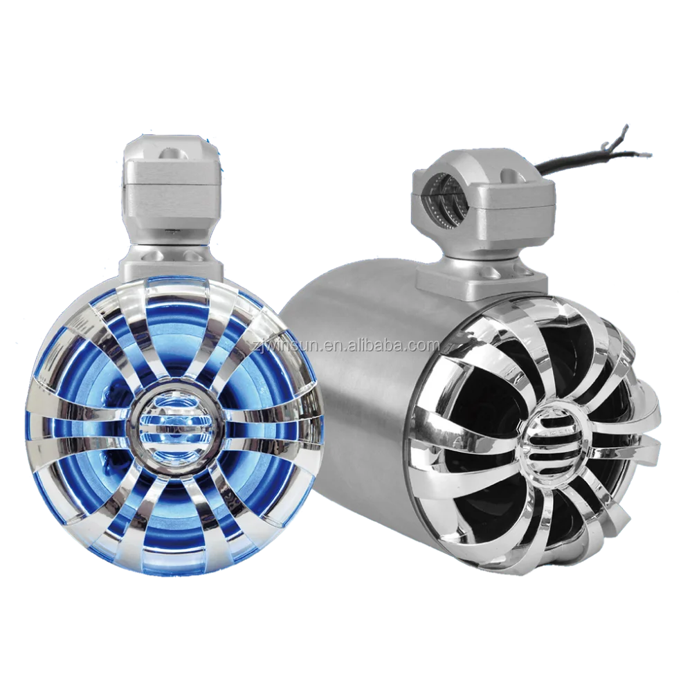 Boat Hardware Stainless Steel Enclosure 2 Ways Marine Speaker Tower