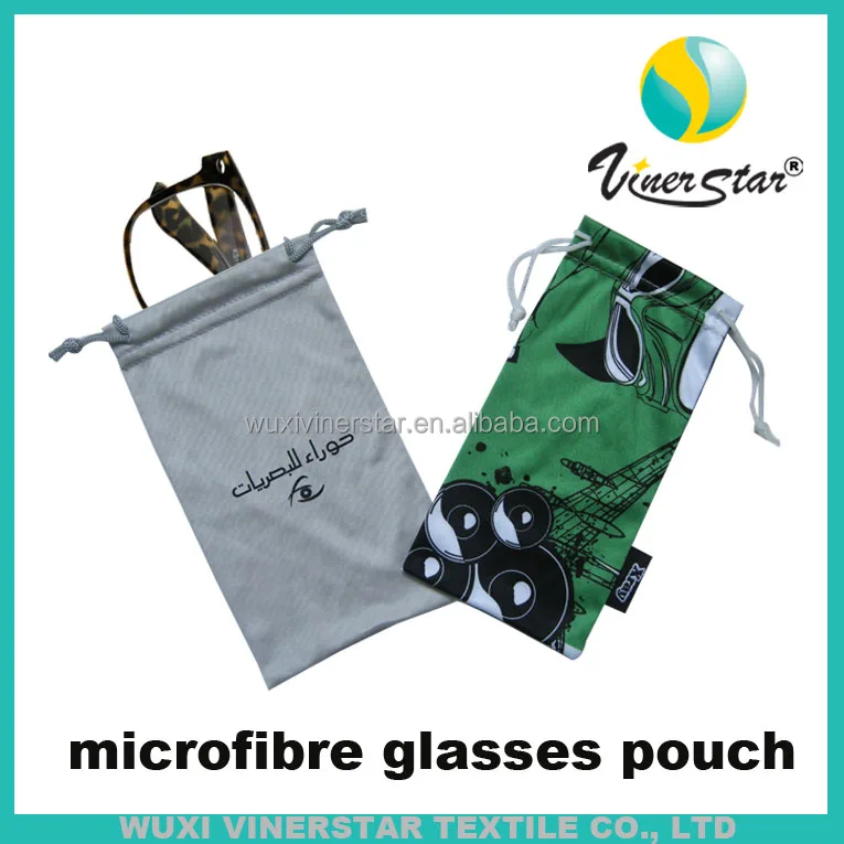 Wholesale Microfiber Pouch Glasses Case Bag Eyeglasses Cleaning Cloth