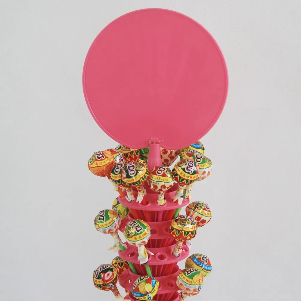 120pcs Counter Top Abs Plastic 10 Layers Lollipop Display Rack Lolly