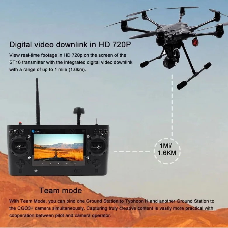 Global Drone Original Yuneec Typhoon H 480 Pro Camera Hd 4k Rc