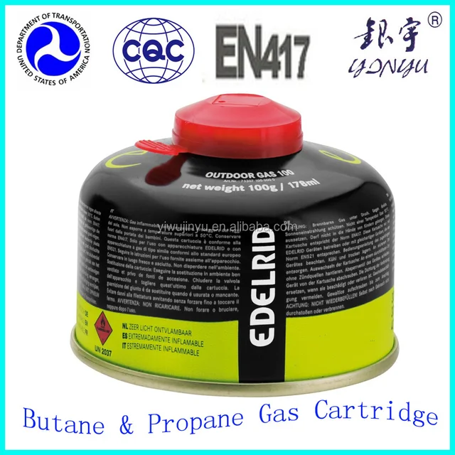 screw valve butane gas cartridge use for camping gas light