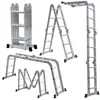 aluminum step multipurpose ladder with handrails folding taking away for home fixing