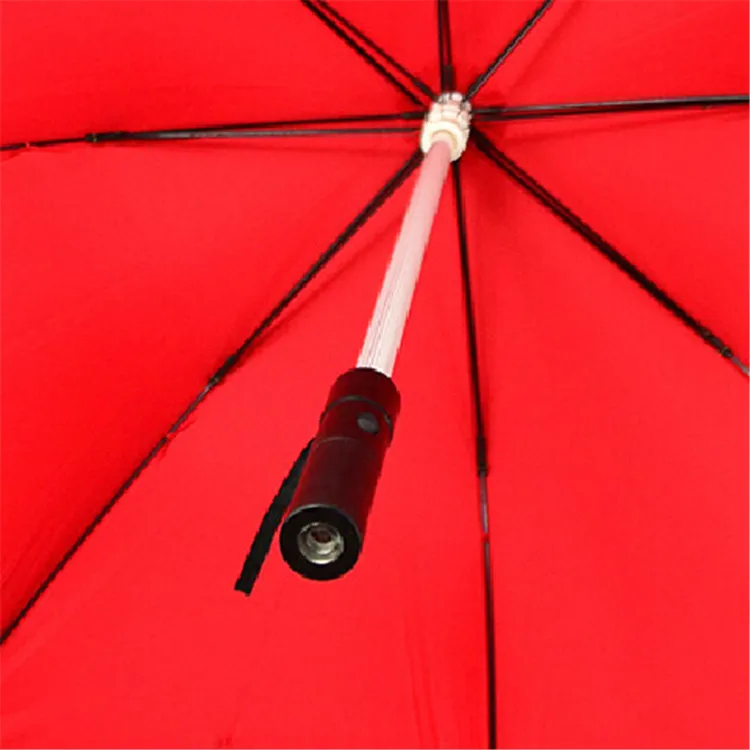 High Quality Shaft Shine Straight Handle Led Light Umbrella Buy