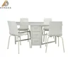 Heavy Duty White Butterfly Dining Table and Chair Set for Home Furniture