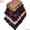 2019 New fish shell bling bling sequins fine design woman dress material cloth fashion embroidery fabric China supplier CL63413