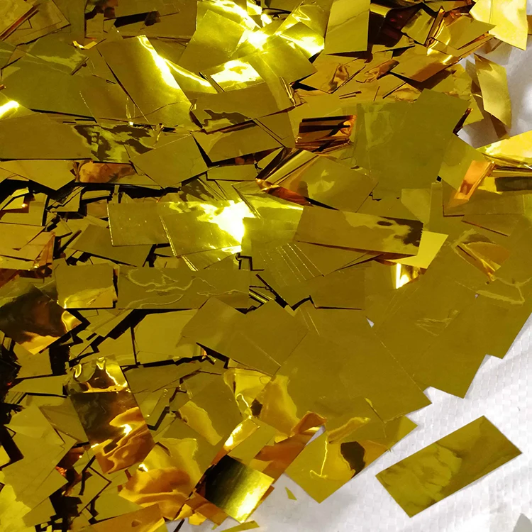 Wholesale Biodegradable Christmas Party Cannon Popper Gold Confetti