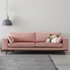 Comfortable modern sofa velvet cover