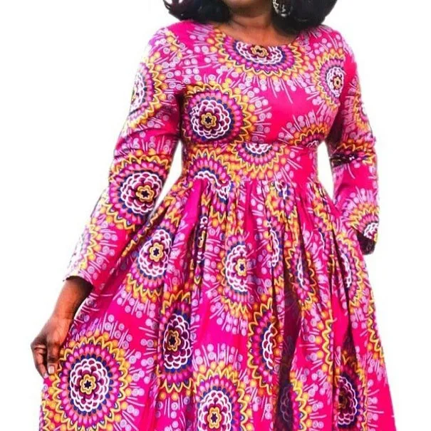 Oem African Dress Styles For Weddings Wholesale Women Long Sleeve Maxi ...