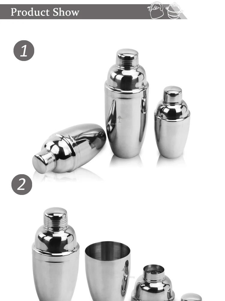  Professional bartender kit bar set stainless steel bar cocktail shaker bartenders kit set 