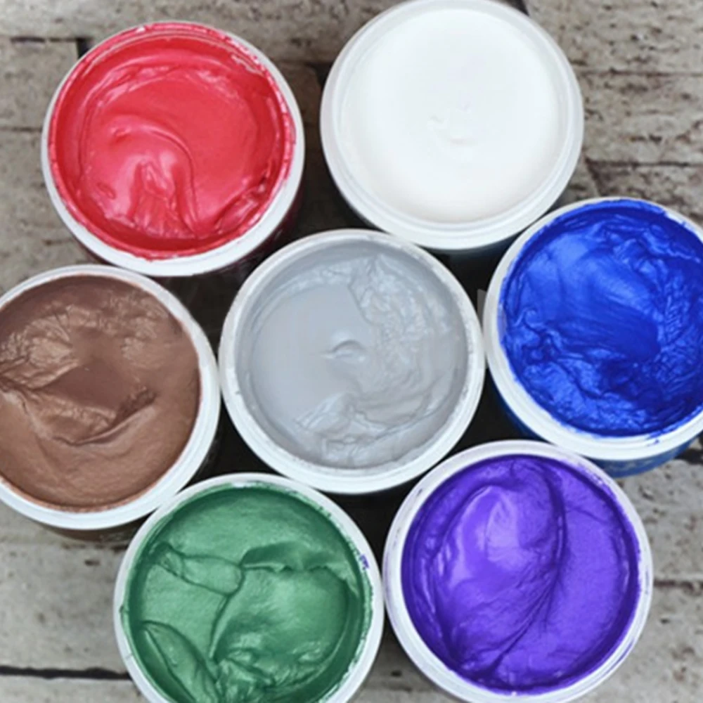 Best Ash Grey Hair Color Wax Mud Cream Water Based Pomade