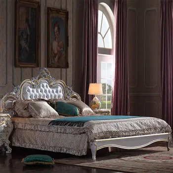 Luxus Klassische Schlafzimmer Möbel-französisch Land Möbel Doppelbett
