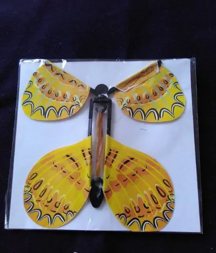 Free shipping 5pcs magic butterfly flying butterfly change with empty hands freedom butterfly magic props magic