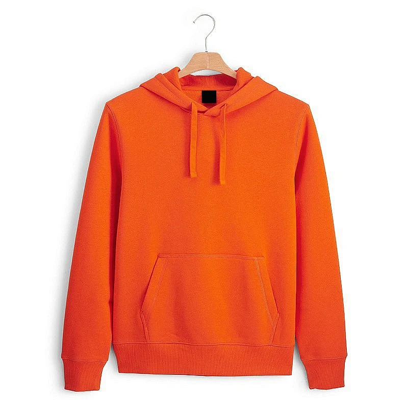 Cotton Orange Sweatshirt Basic Hoodies High Quality Hoodies - Buy ...
