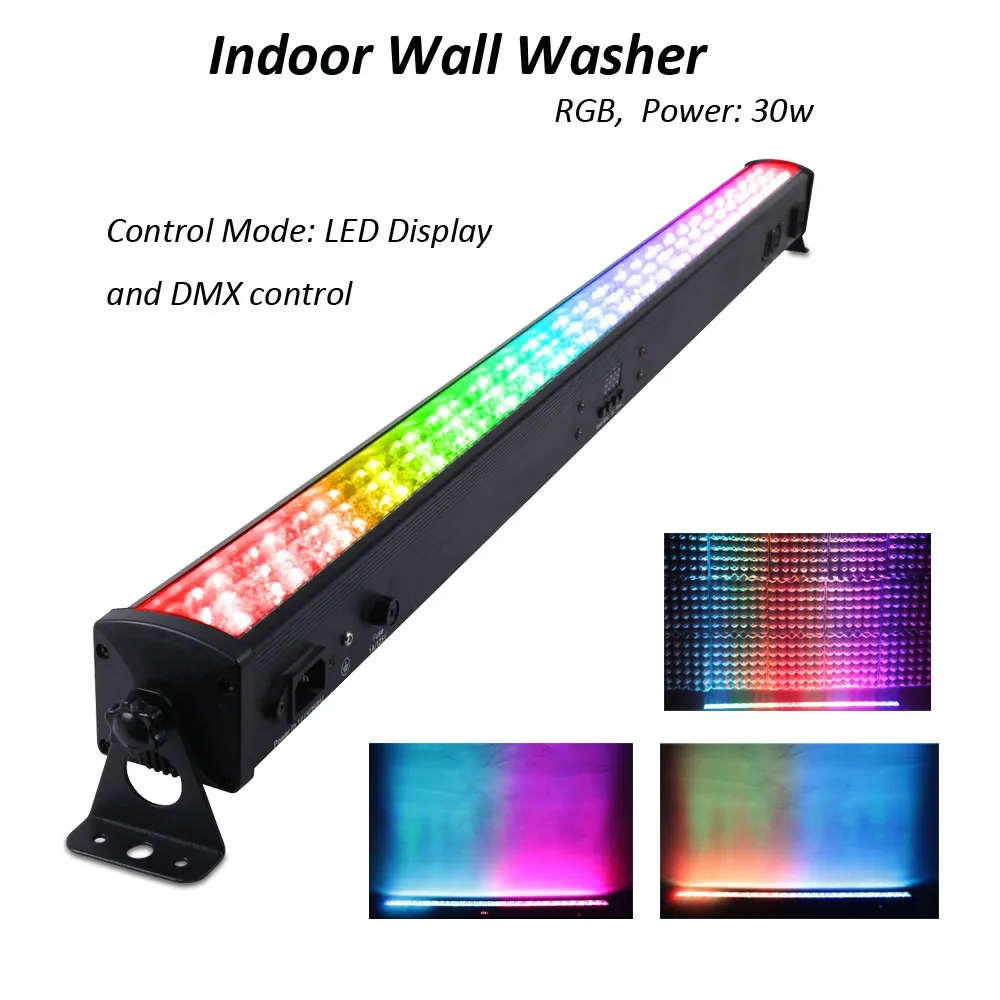 DMX led bar,240*10 MM RGB led wall washer, 8 sections control led light
