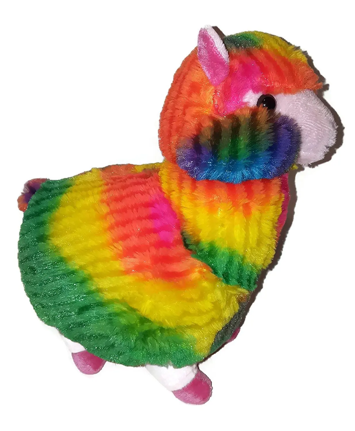 tie dye alpaca stuffed animal