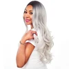 AliLeader Wholesale 26 Inch Ombre Body Wave Synthetic Hair Wigs For Ladies