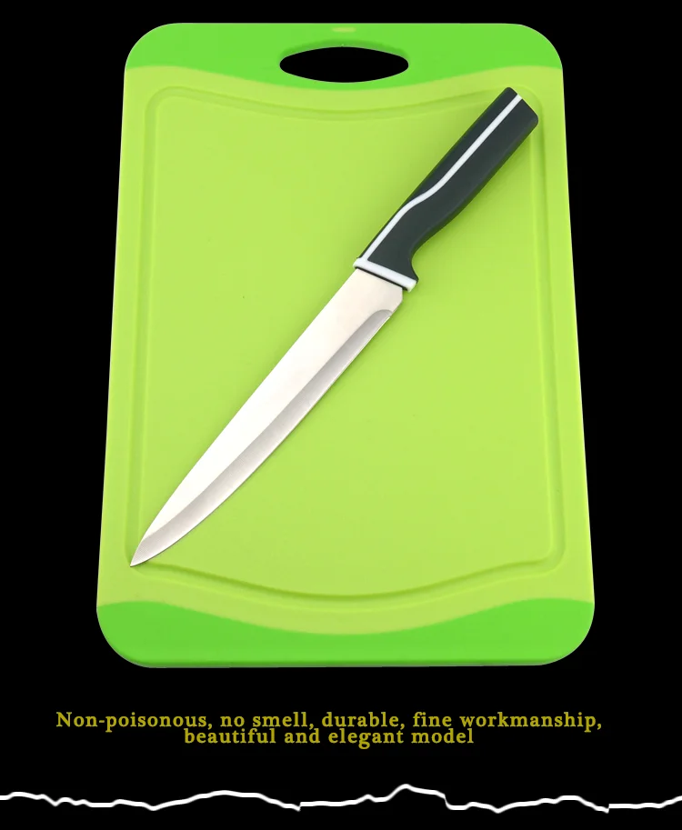 New Fresh PP and TPR Material Plastic Cutting Board