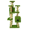 Fun Furniture Green Banana Leaf Cat Tree Popular Cat Tree with Condo