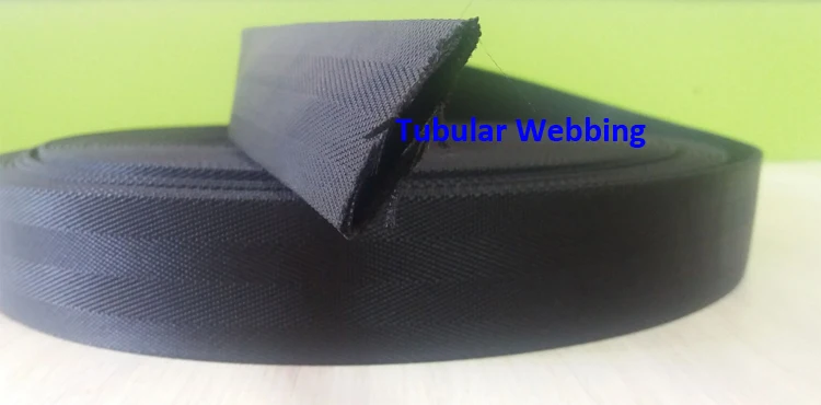 Negro 50mm Ancho Tubular las correas de polipropileno