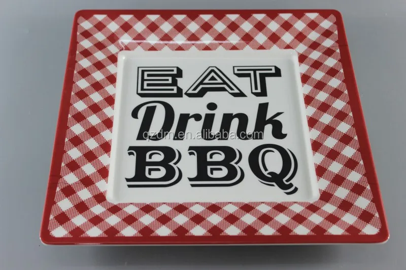 12inch Square Mealmine Dinner Plate