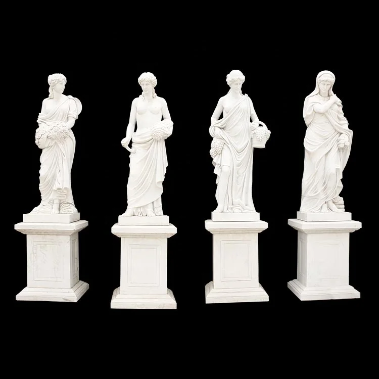 100 Hand Carved White Marble Figure Sculpture Four Season Goddess Female Greek Statues Buy 0703