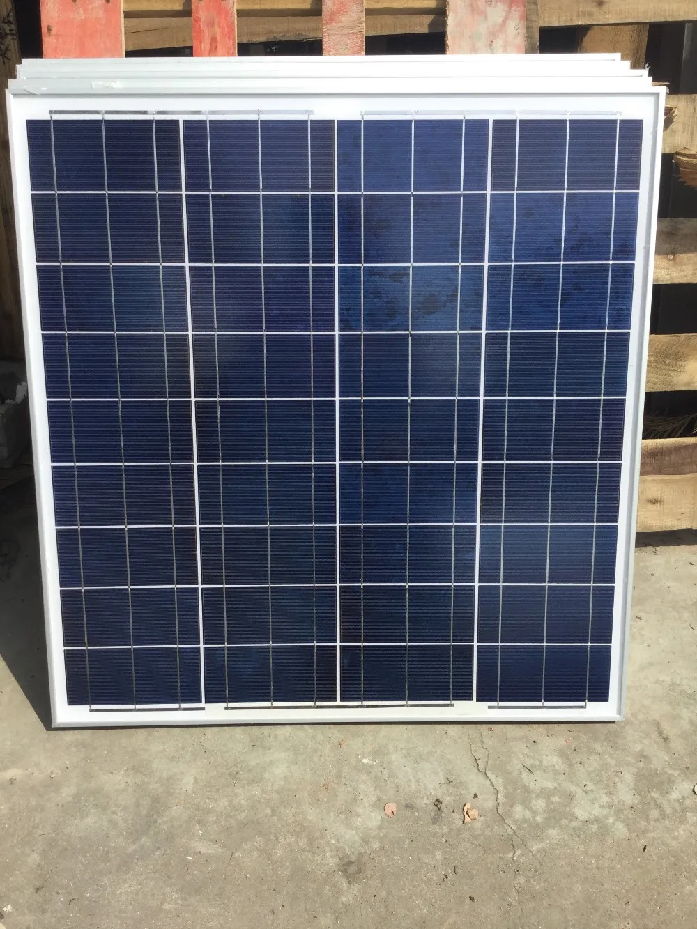 60 Watt Polycrystalline Black Solar Panel,black Frame High Efficiency 