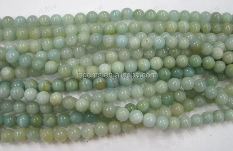 Wholesale Natural Gemstone Beads Amazonite Round Loose Beads