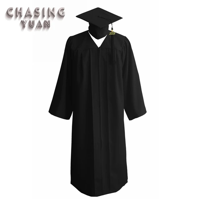 black academic gown