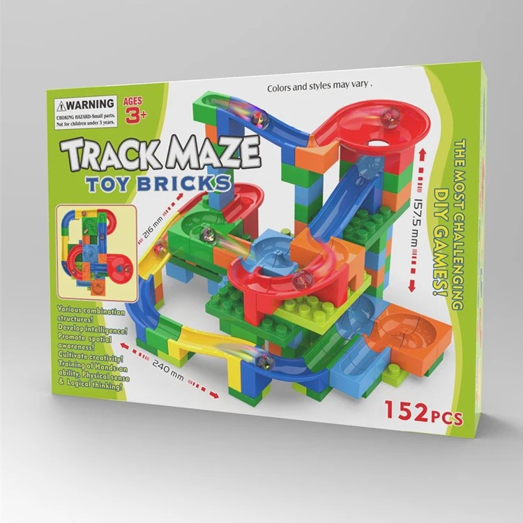 track maze toy bricks