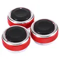 3pcs Set Car AC Knob Aluminum alloy Air Conditioning heat control Switch Accessories Suitable For Ford
