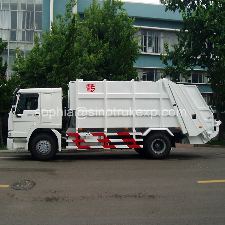 China Howo 4x2 14cbm Garbage Truck For Sale In Dubai Buy Garbage