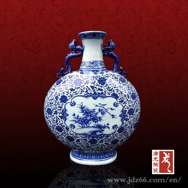 Well Designed Decorative Items Chinese Porcelain Blue White Vase