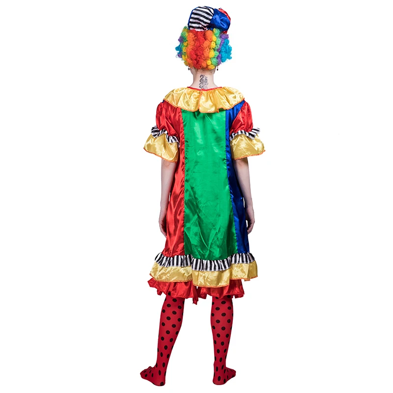 Funny Cosplay Halloween Carnival Professional Colorfully Sexy Clown ...