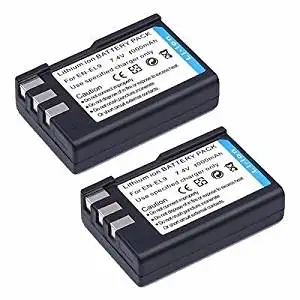 2 Pcs EN-EL9 Rechargeable Battery Pack for Nikon D3000 D40 D40X D5000 D60