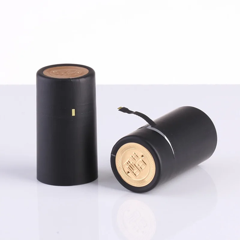 Cheap Customize Logo Made Price Liquor Vodka Whisky Used Pvc Heat Shrink Wraps Caps Sleeves For 