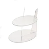 Countertop Detachable Acrylic Cupcake Display, Clear Dessert Holder Tray