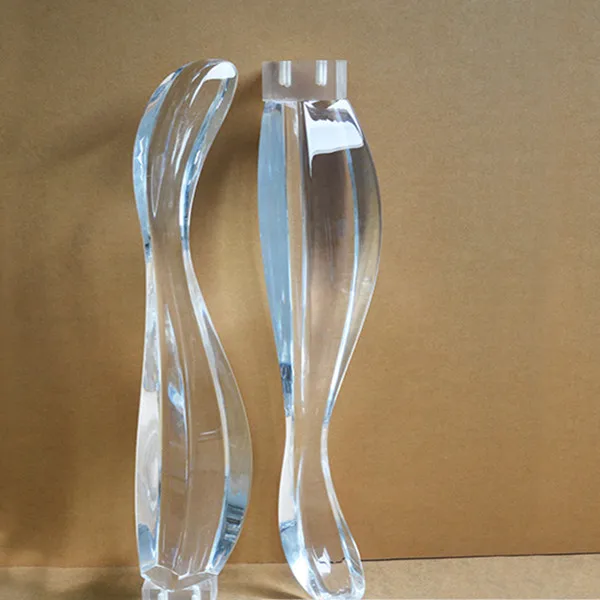 Unbreakable Acrylic Clear Fancy Furniture Legs From Shenzhen Yidong