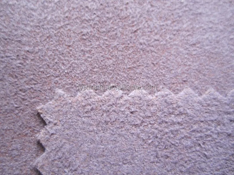 pu suede leather