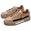 Custom Wholesale Mens Skateboard Shoes New Fashion Mens Sneakers Canvas Lace-Up Flat Casual Shoes Men Canvas