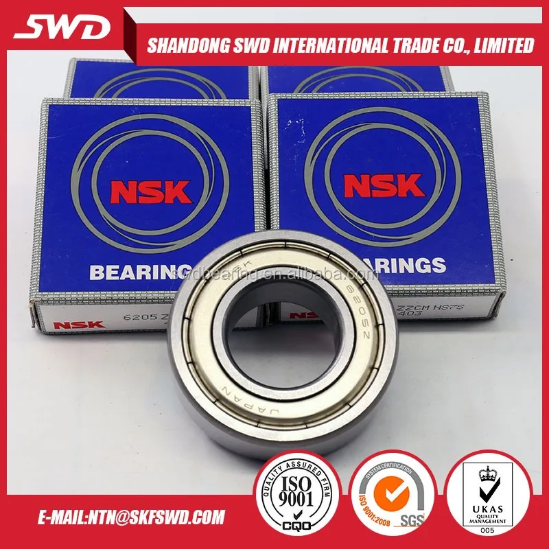 High Quality Bearings Nsk 25mm Ball Bearing Japan Brand Bearing 6205