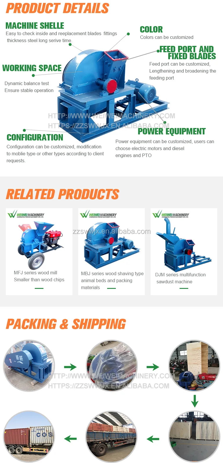 wood log shaving machine