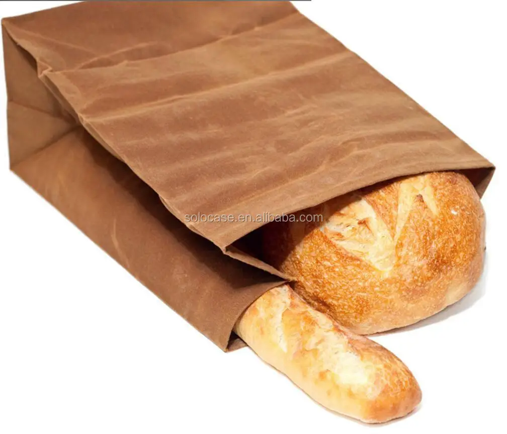 Reusable Waxed Canvas Bread Bag Lunch Tote Bag Buy Reusable Waxed