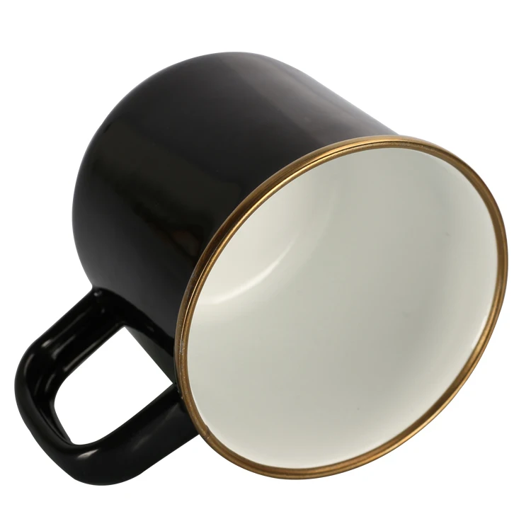 Logo Printing Custom Enamel Mug,Custom Steel Enamel Camping Mug