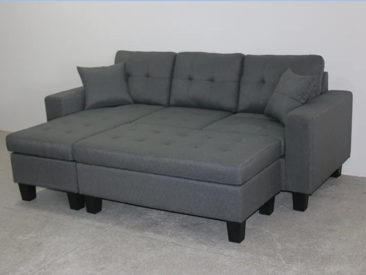 Muebles De La Sala Sofá Tela De Sofá Cama Sofá De La Esquina Cambia el tapizado a tu sofá viejo Las 4 Esquinas