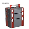 VERTAK Mechanic Modular ABS plastic toolbox with small middle and large tool box