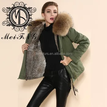 Fashion Style Men's Winter Jacket With Raccoon Fur&rabbit Fashion Style Men's Winter Jacket With Raccoon Fur&rabbit