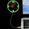 Hottest sale patented electronic gadget usb led clock gift fan for desktop computer, power bank for summer market